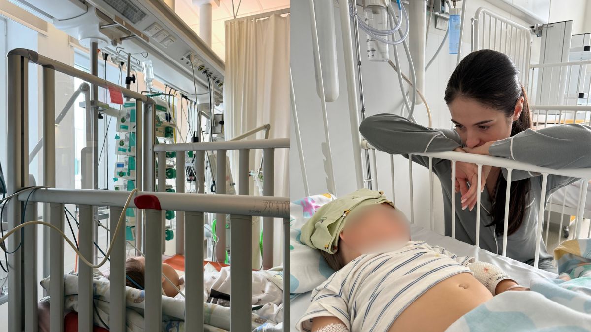 Syn Uli Grotyńskiej trafił do szpitala.