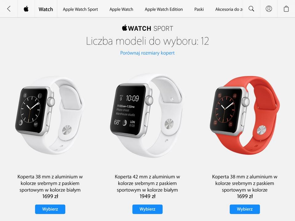 Apple Watch zmierza do Polski. Oto polskie ceny. Aktualizacja: jest i data premiery 2