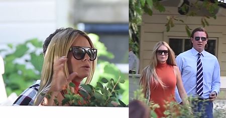 Rozenek stęskniona za paparazzi stroi miny w restauracji