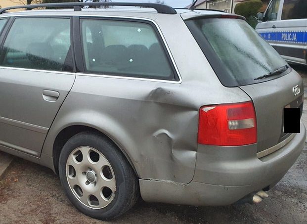 Audi odniosło wgniecenie