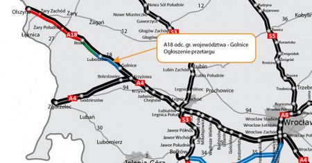 Remonty dróg w Polsce. GDDKiA ogłasza przetarg na ostatni odcinek A18