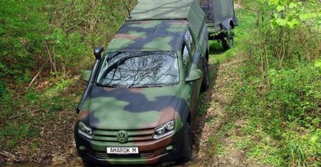 Volkswagen Amarok w mundurze