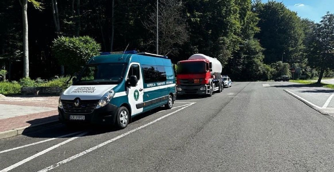 Wiózł gaz, samemu będąc "na gazie". Wpadł na patrol ITD