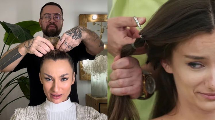 Olga Król korzysta z usług fryzjera, przez którego płakała