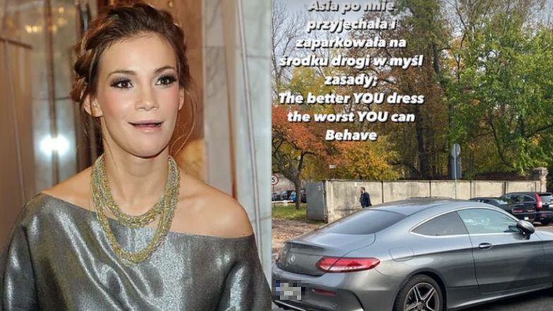 Maja Bohosiewicz chwali się niepoprawnie zaparkowanym autem