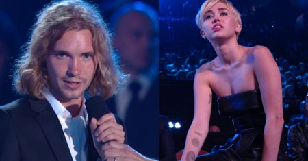 Bezdomny odebrał nagrodę Miley Cyrus!