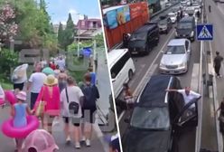 Sparaliżowane lotnisko, panika na plaży. Drony atakują Soczi