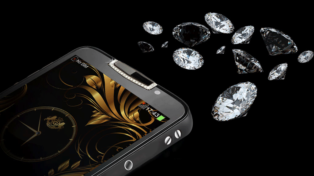 GEMRY R12 to smartfon za 18 tysięcy złotych z diamentami, skórą rekina i... Androidem 4.1 1