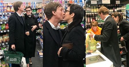 Felicjańska między sklepowymi półkami obsypuje chłopaka pocałunkami (ZDJĘCIA)