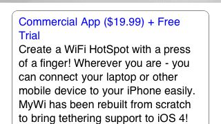 MyWi 4.0 ze wsparciem dla iOS 4 1