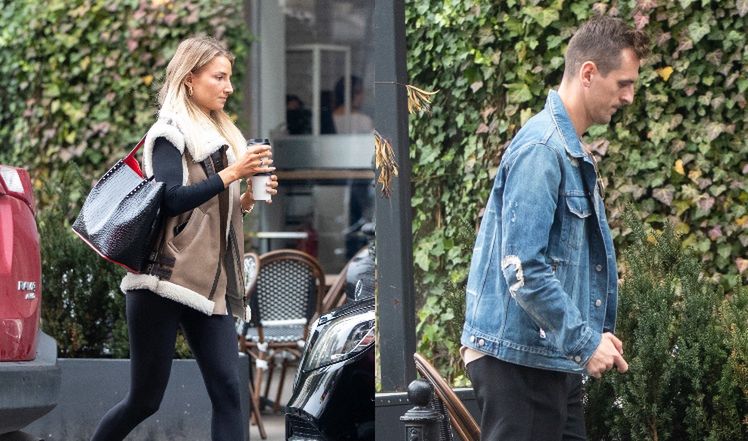 Marina i Wojtek Szczęśni spotykają się na lotnisku a Arkadiuszem Milikiem