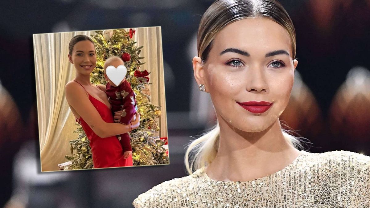 Sandra Kubicka, świąteczna fotka 