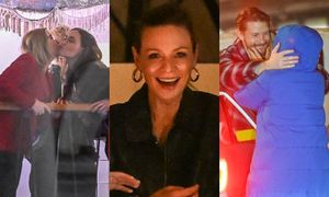 Uczestnicy "TzG" balują na "tajnej" imprezie integracyjnej: całuski z Potocką, uchachana Boczarska, przytulaski z Fabijańskim (ZDJĘCIA)