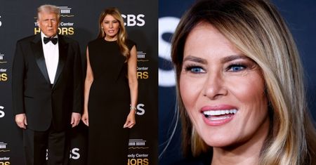 55-letnia Melania Trump z mężem u boku oślepia śnieżnobiałymi licówkami na gali w Waszyngtonie (ZDJĘCIA)