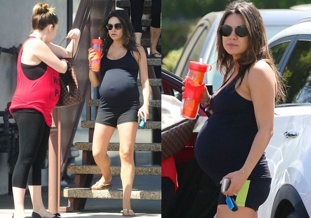Mila Kunis w 8. miesiącu ciąży! (ZDJĘCIA)