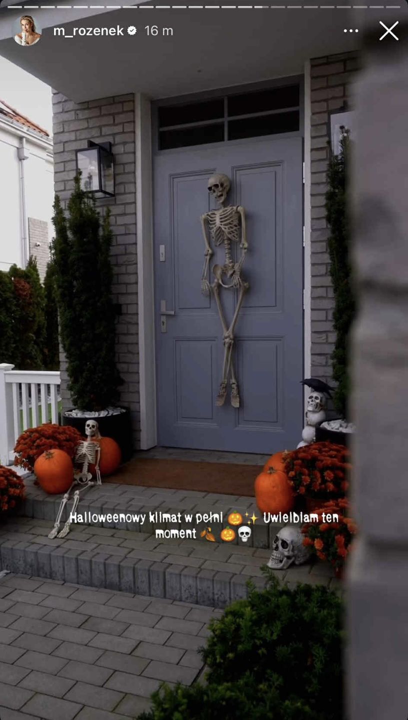Dom Małgorzaty Rozenek-Majdan na Halloween