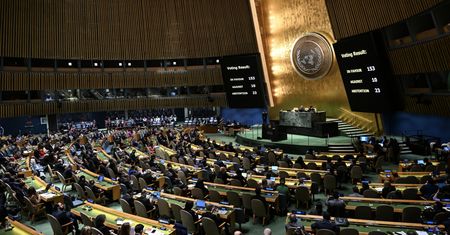 ONZ przyjęło rezolucję ws. Strefy Gazy. Przeciw USA i Izrael
