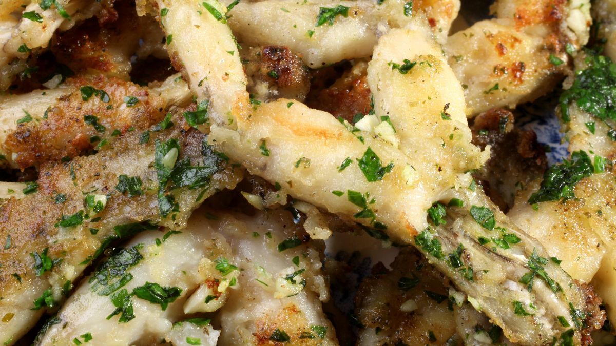 Żabie udka to przysmak z Francji 