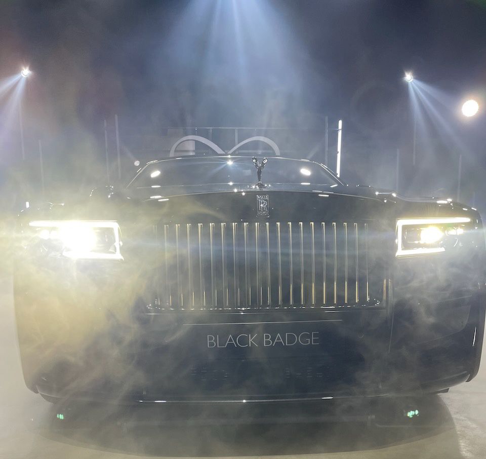 Rolls-Royce Black Badge Ghost w Warszawie
