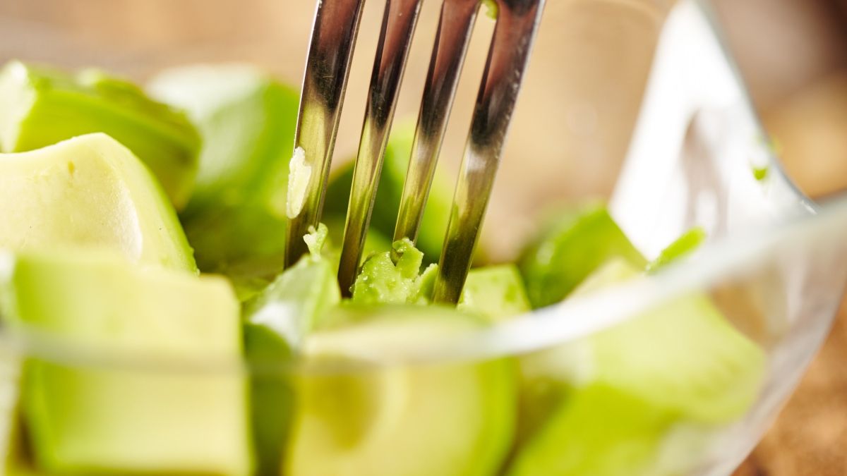 Pokrojone surowe awokado