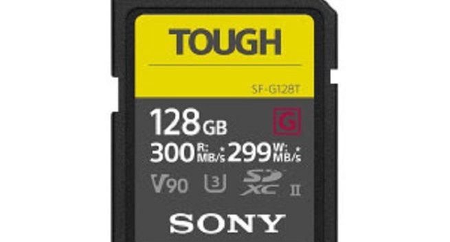 Sony wprowadza kartę SD odporną na upadek, wodo- i pyłoszczelną