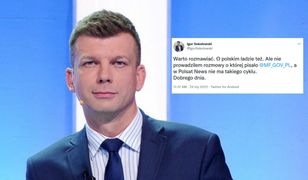 Igor Sokołowski zdementował doniesienia Ministerstwa Finansów. "W Polsat News nie ma takiego cyklu"
