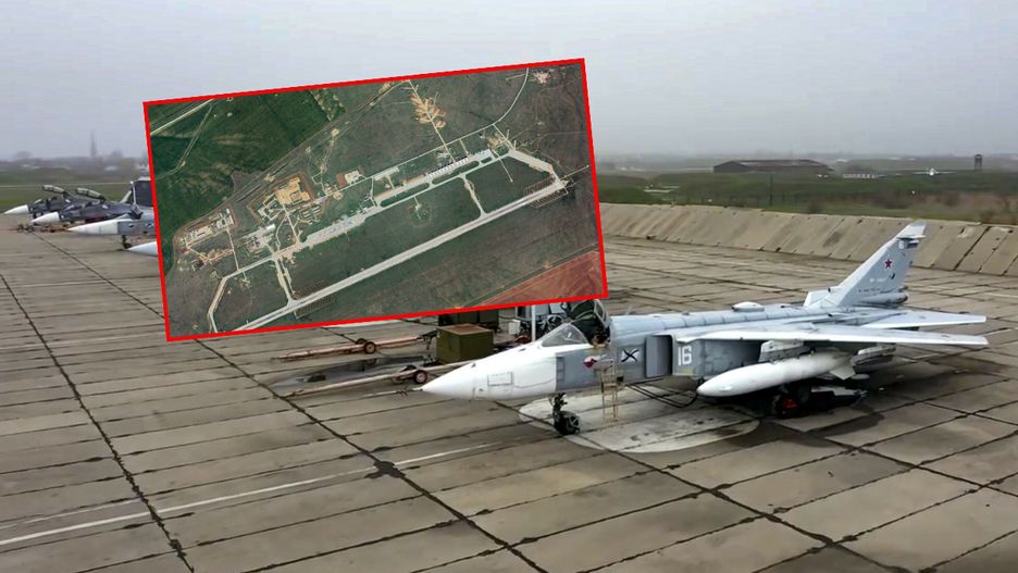 Ukraina o budowie rosyjskich hangarów ochronnych. Pokazano zdjęcia satelitarne