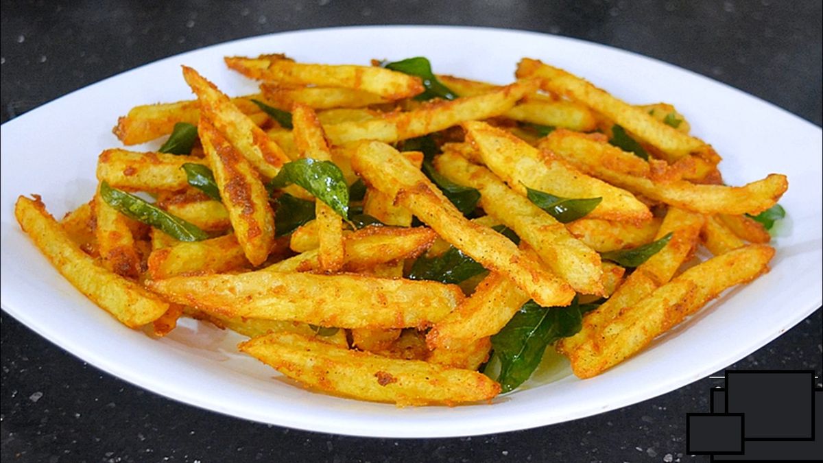 Przepis na hinduskie frytki i jest prosty i satysfakcjonujący.