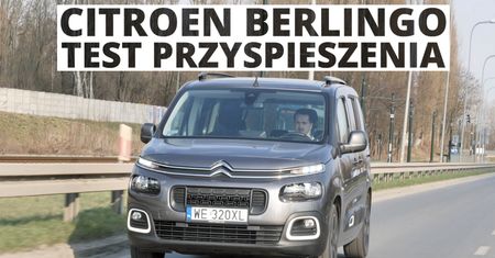 Citroen Berlingo 1.2 PureTech 130 KM (AT) - przyspieszenie 0-100 km/h
