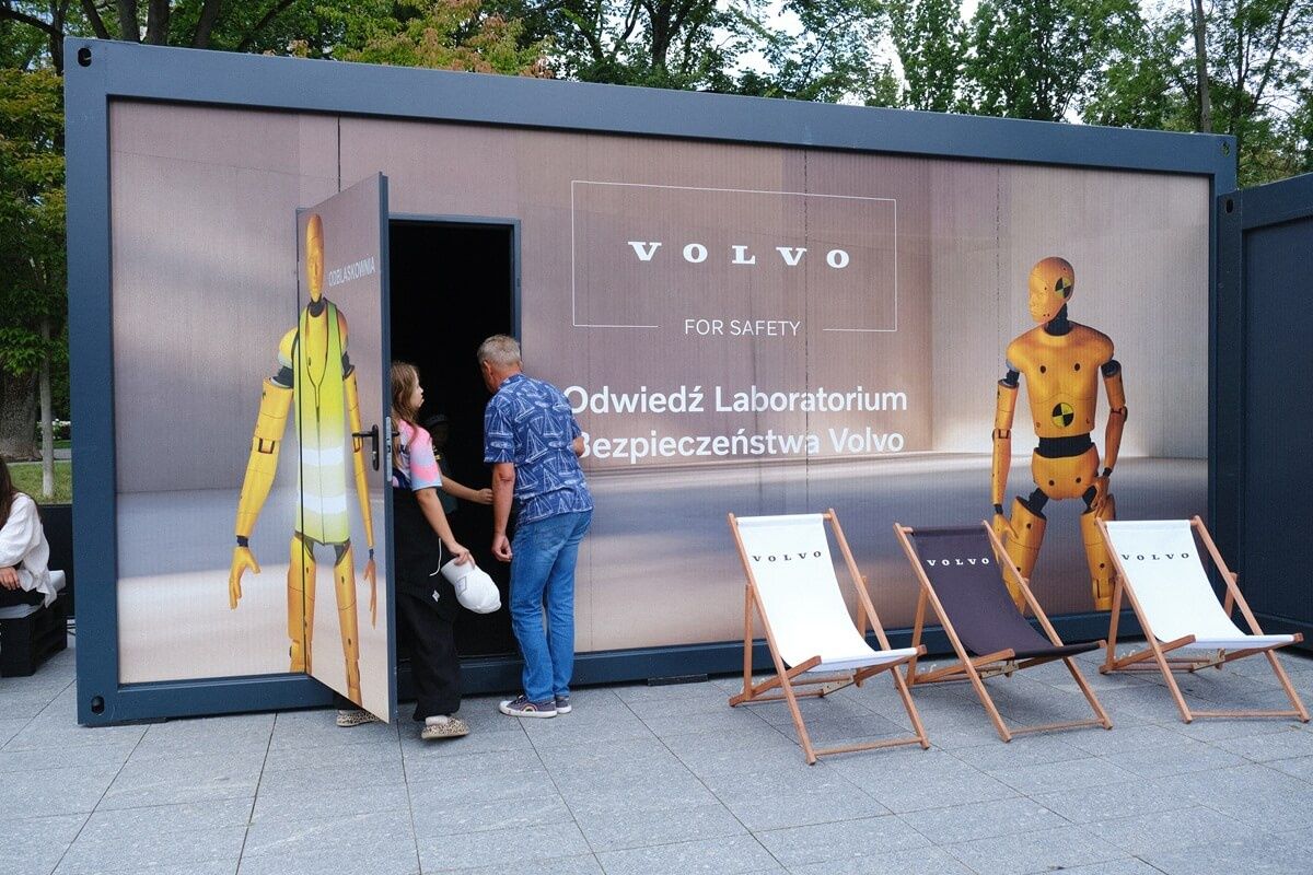 Miasteczko bezpieczeństwa Volvo For Safety w Lublinie