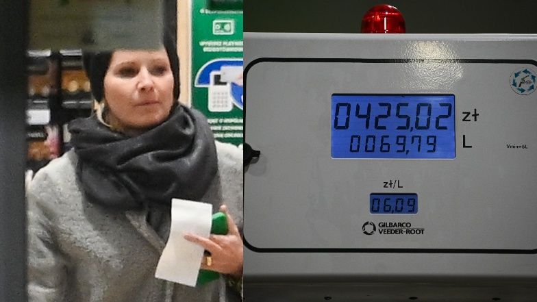 Małgorzata Kożuchowska tankuje za kilkaset złotych