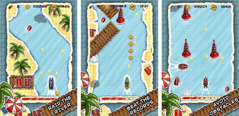 Doodle Boat – klasyczny River Raid w zeszytowej odsłonie! 2