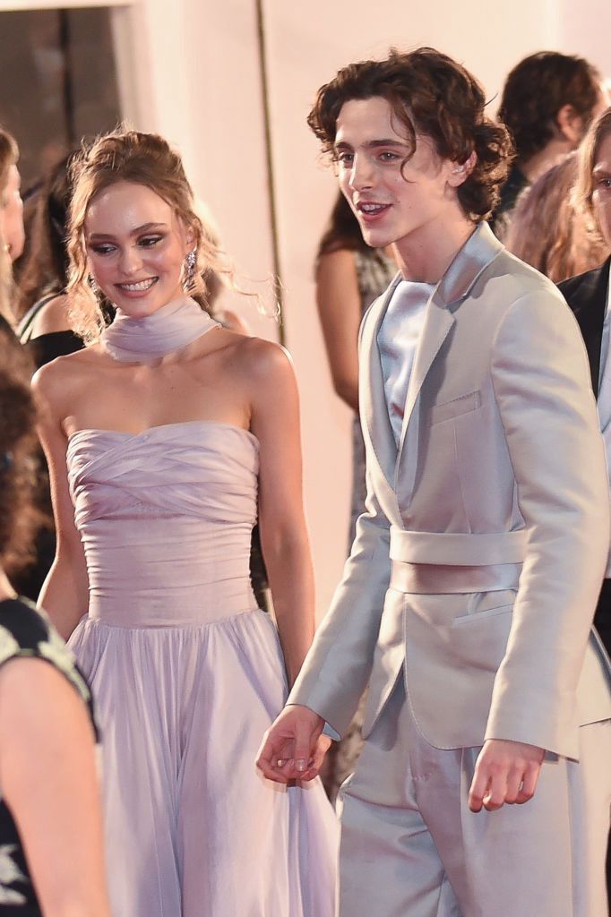 "The King" Red Carpet - The 76th Venice Film FestivalVENICE, ITALY - SEPTEMBER 02: Lily Rose Depp and Timothee Chalamet attend "The King" red carpet during the 76th Venice Film Festival at Sala Grande on September 02, 2019 in Venice, Italy. (Photo by Stephane Cardinale - Corbis/Corbis via Getty Images)Stephane Cardinale - Corbisbestof, topix