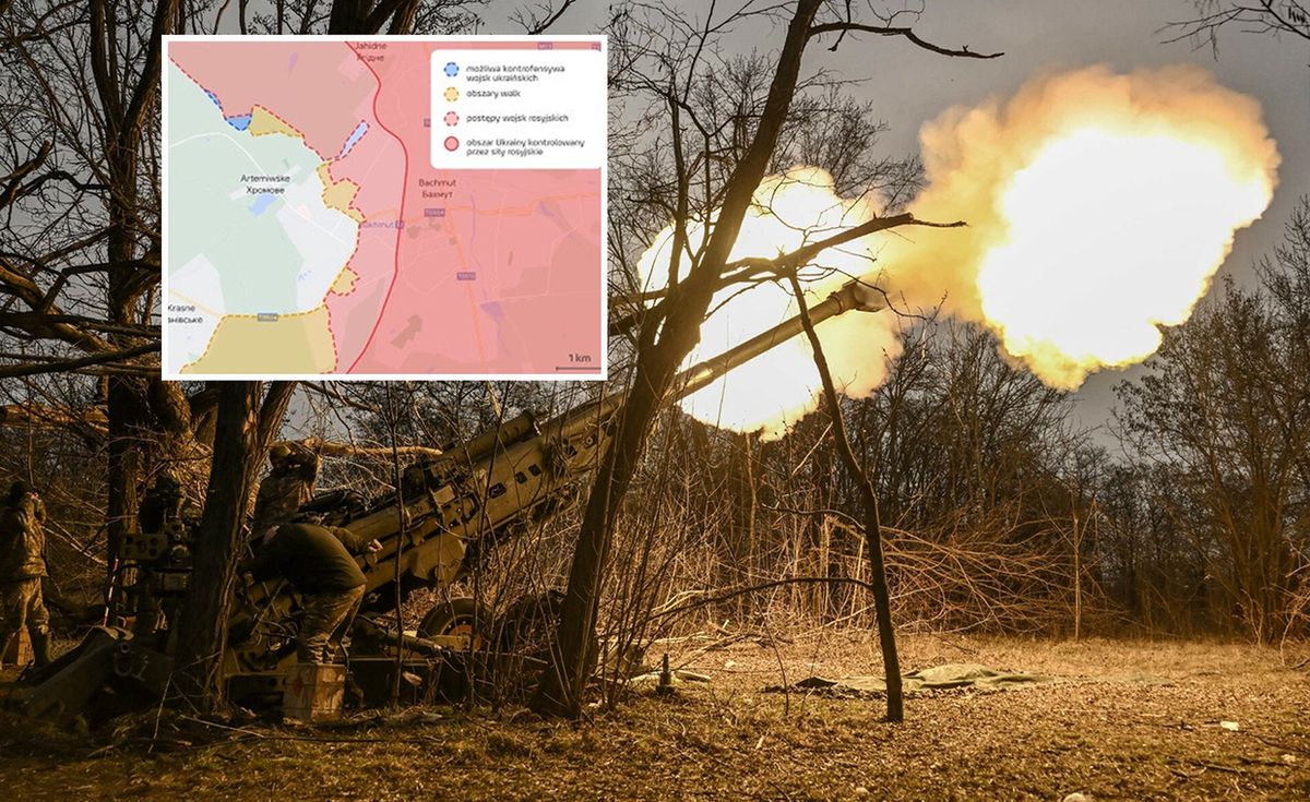 Wojna w Ukrainie. Czyżby przełom pod Bachmutem? Ukraina atakuje i zdobywa