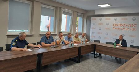 Zebranie Miejskiego Zespołu Zarządzania Kryzysowego