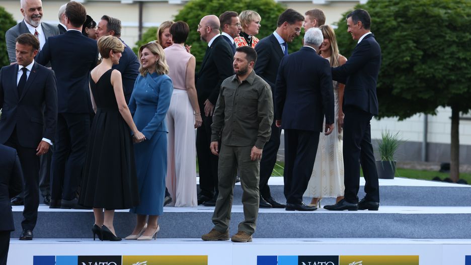 Wołodymyr Zełenski na szczycie NATO w Wilnie