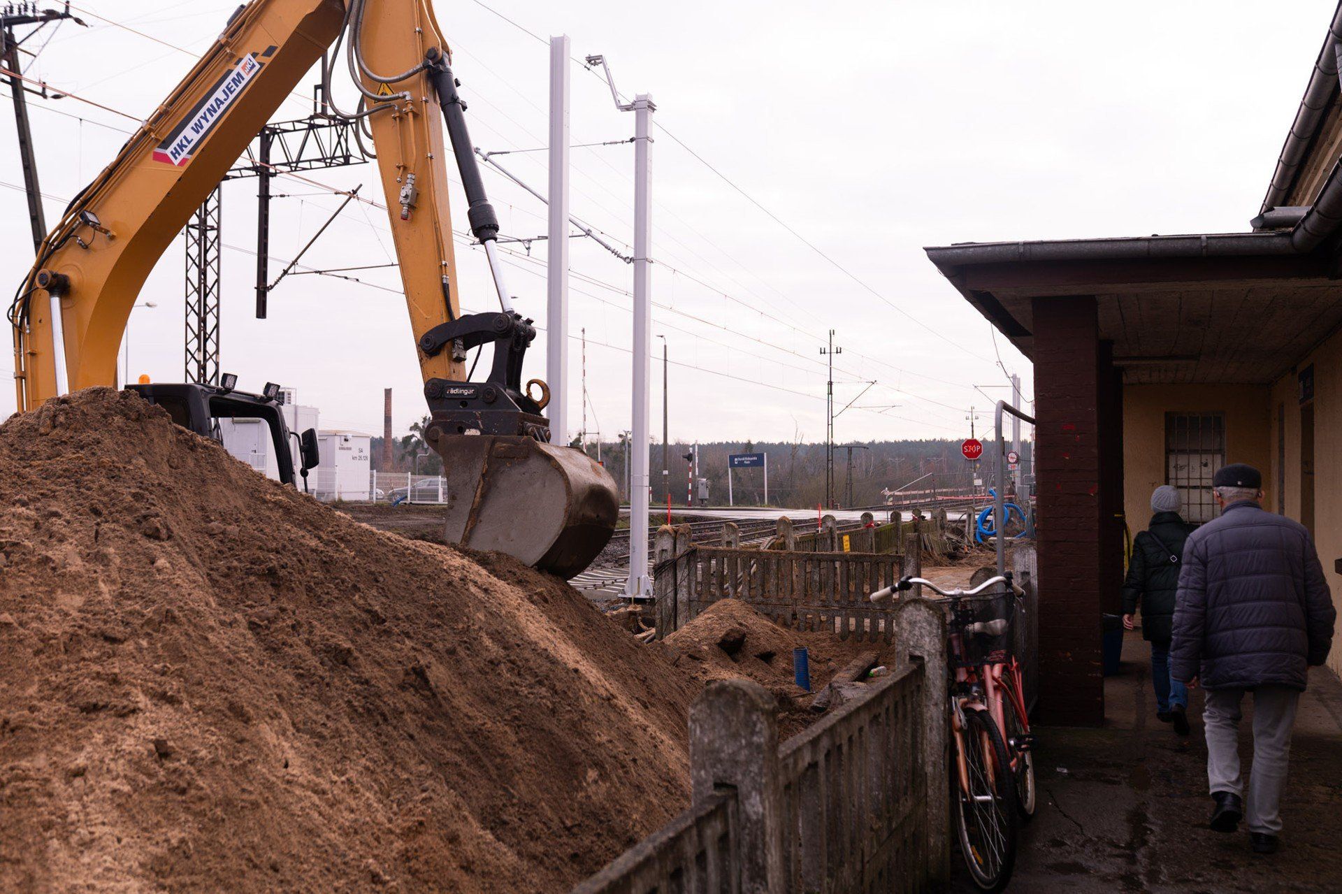 Nowy peron w Obornikach Wielkopolskich Miasto