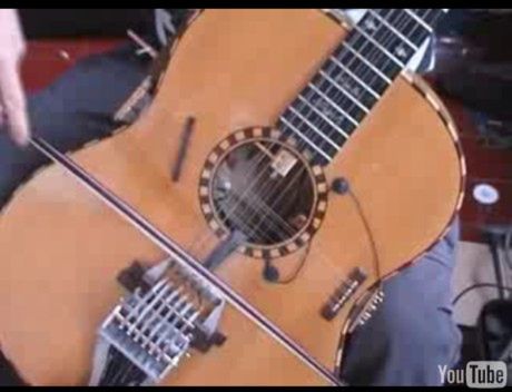 Wyjątkowo gadżeciarska gitara (wideo)