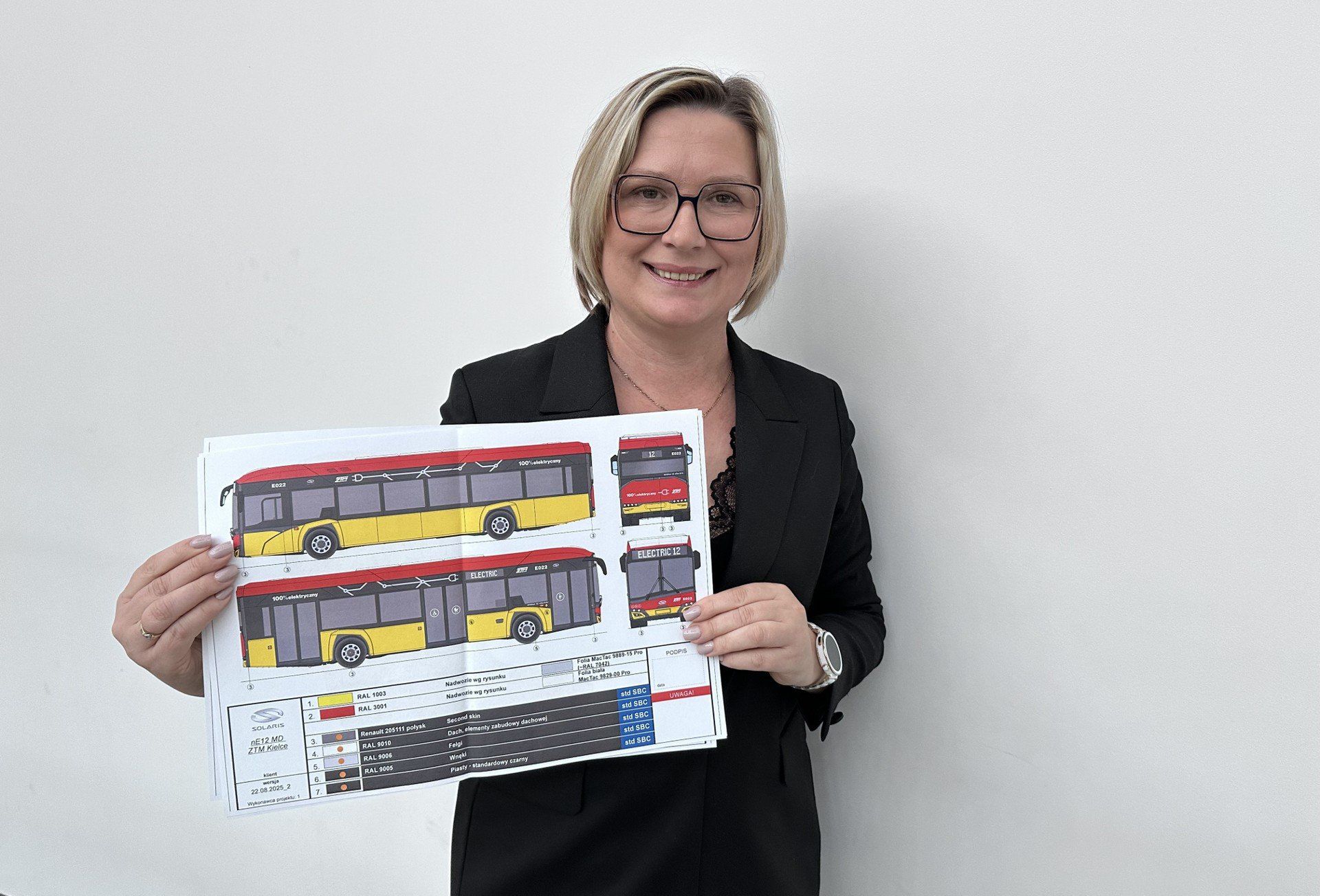 Na zdjęciu dyrektor kieleckiego ZTM Barbara Damian
