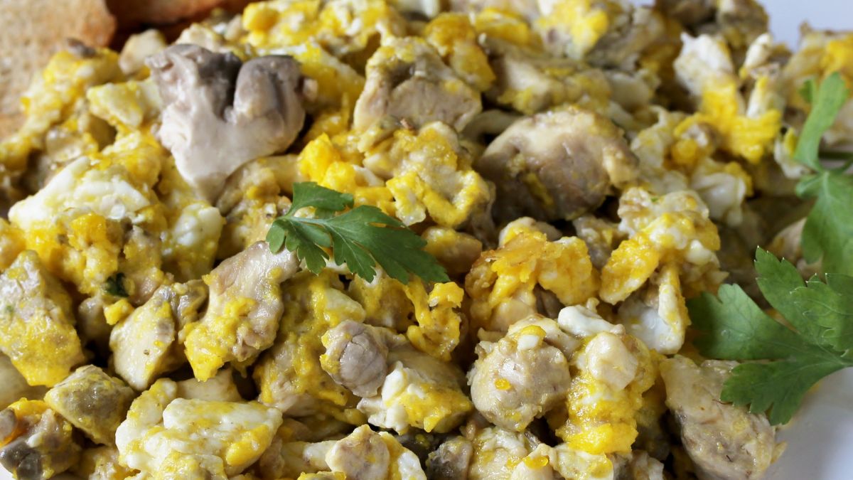 Jajecznica z móżdżkiem