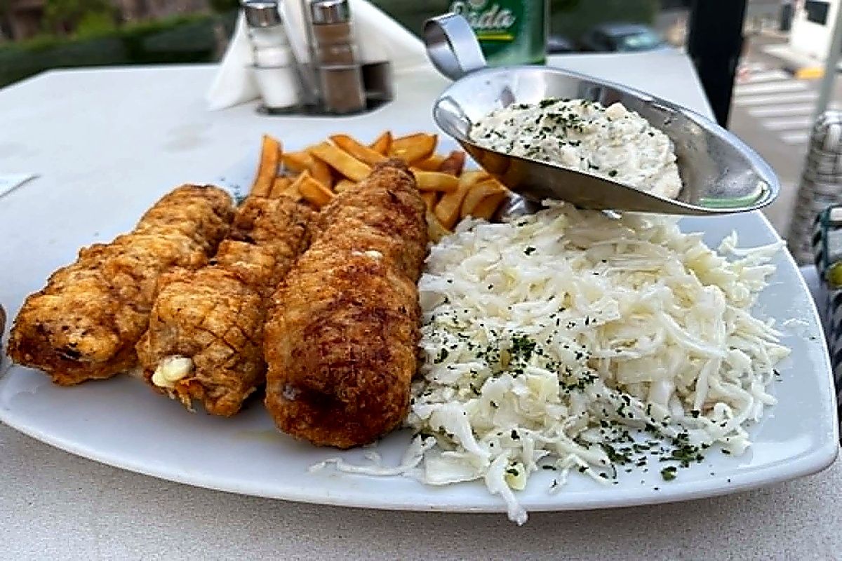 Smażony ser w panierce