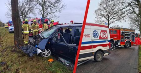 Śmiertelny wypadek. Matiz stanął w płomieniach