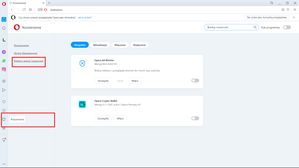 Opera: dodajemy więcej rozszerzeń 