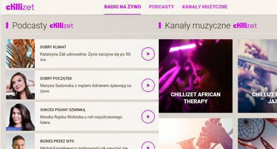 Eurozet uruchomił nową wersję internetowego playera Chillizet