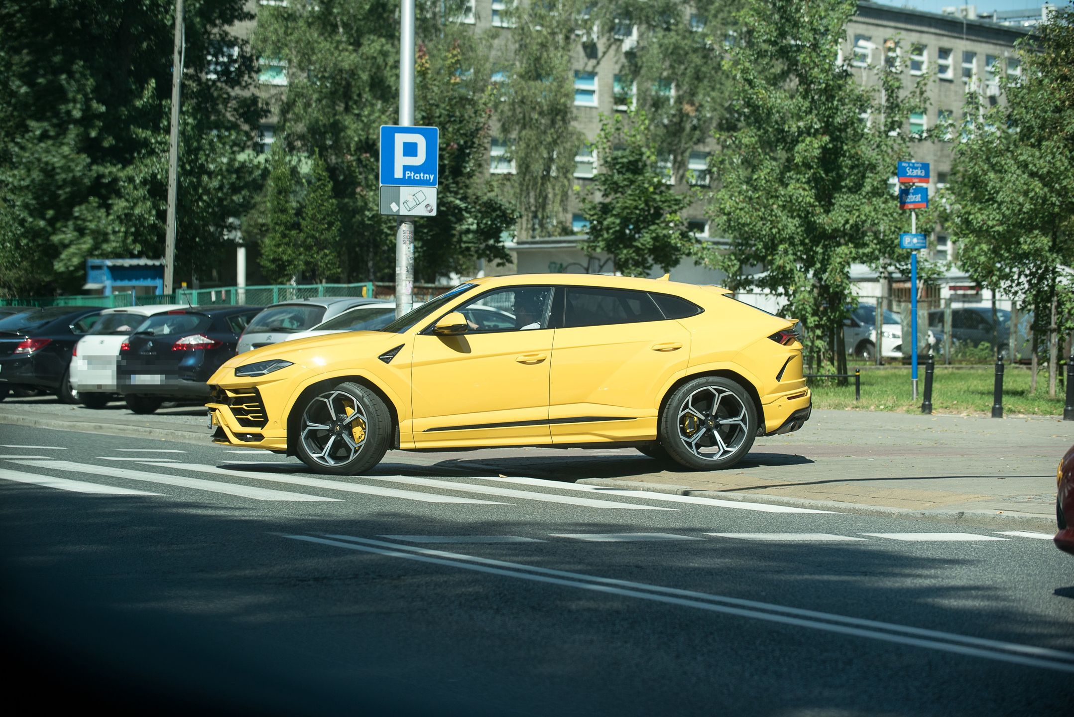 Kuba Wojewódzki parkuje w miejscu niedozwolonym i zawraca na przejściu dla pieszych
