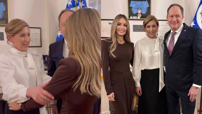 Małgorzata Rozenek na przyjęciu u ambasadora USA w Warszawie