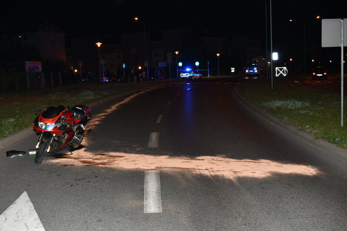Tragedia w Ciechanowie. Nie żyje 24-letni motocyklista