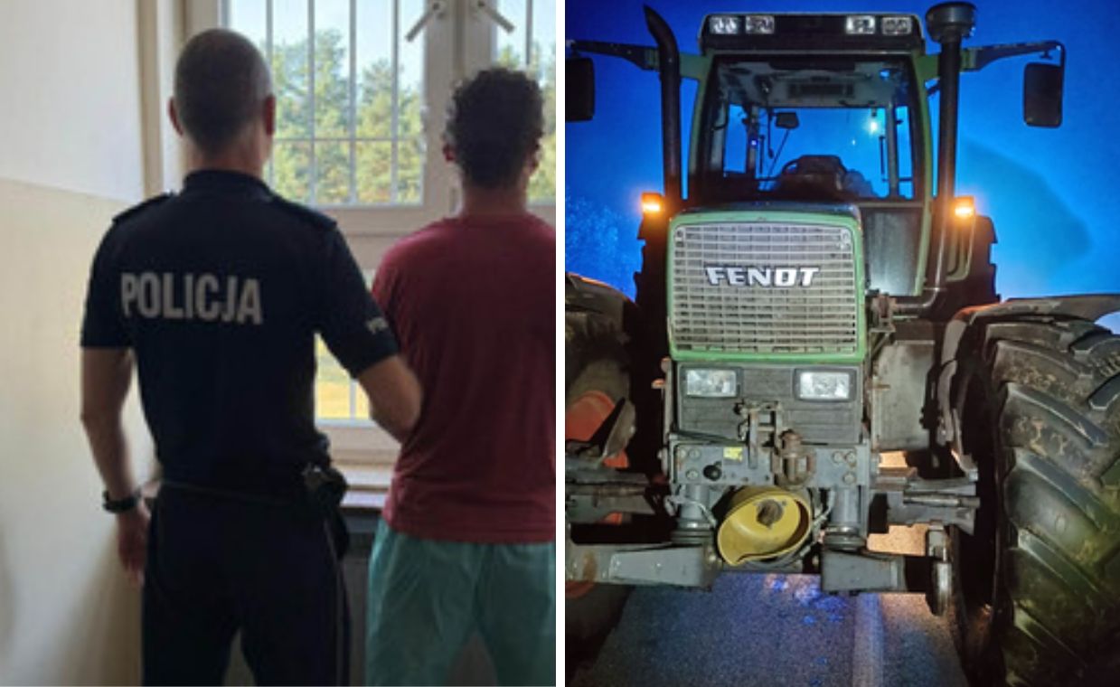 Niebywałe sceny. Tak uciekali z przyczepą pełną obornika