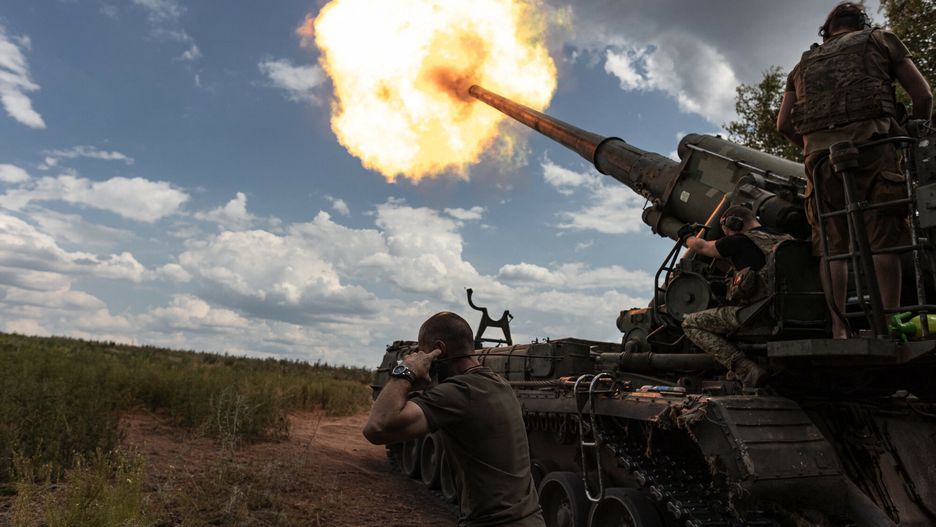 Temporary
DONETSK OBLAST, UKRAINE - 26 JULY: Ukrainian soldiers load and fire ?Pion? artillery into combat position in Donetsk oblast, Ukraine, on 26 July, 2024. Diego Herrera Carcedo / Anadolu/ABACAPRESS.COM
AA/ABACA