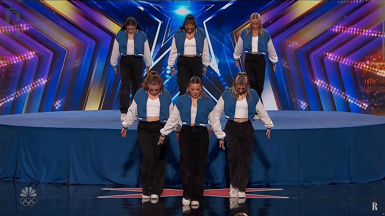 The team "Varsity" and Emily Gold in the American "Got Talent"